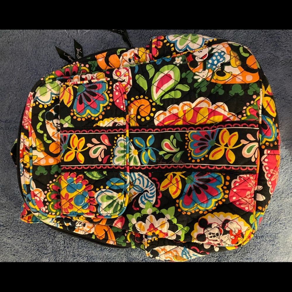 Vera Bradley small backpack in Midnight Mickey